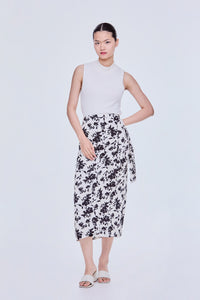Floral Wrap Skirt