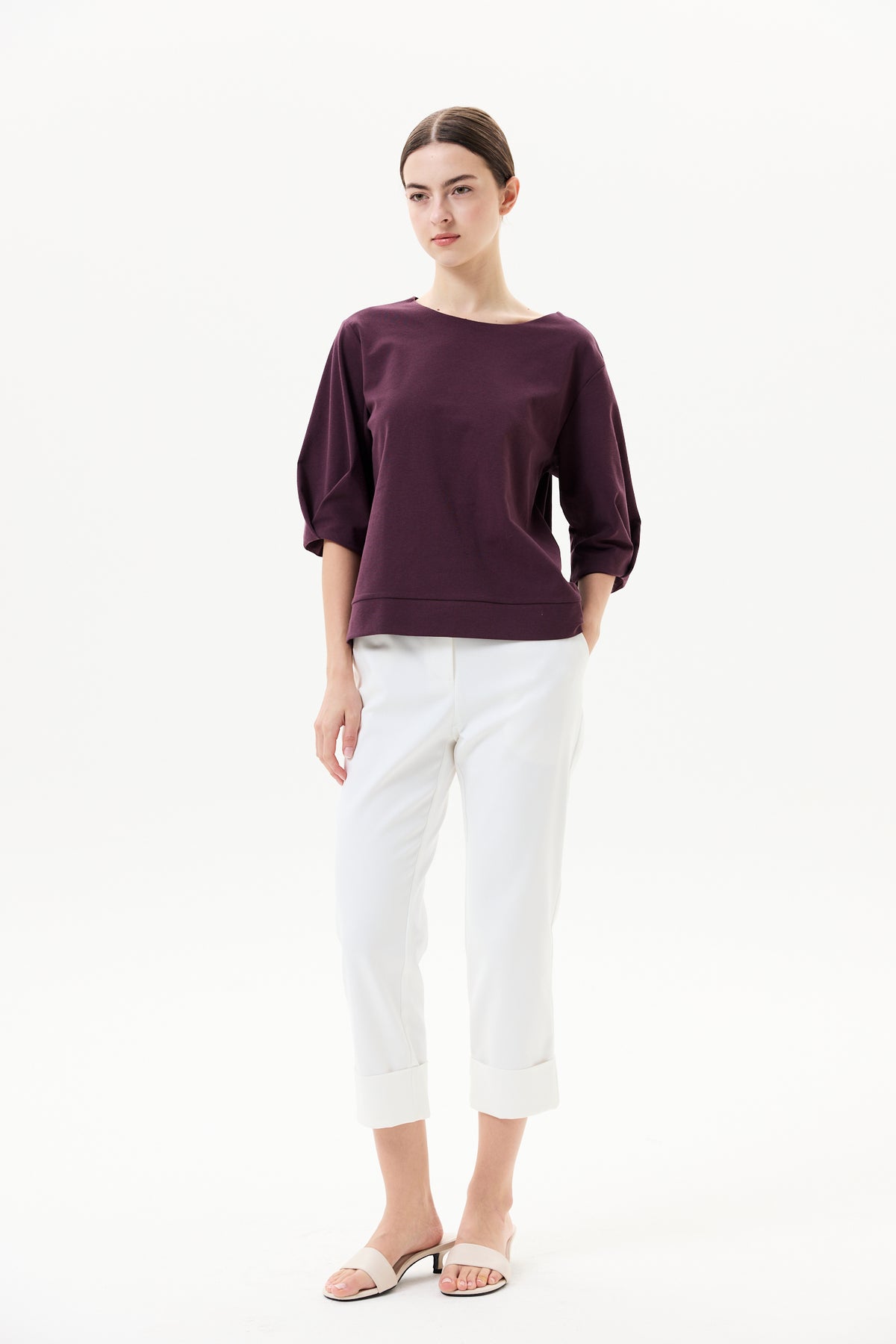 Three-Quarter Sleeved Blouse