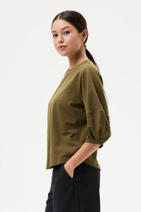 Panelled Puffy Blouse