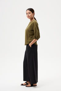 Panelled Puffy Blouse