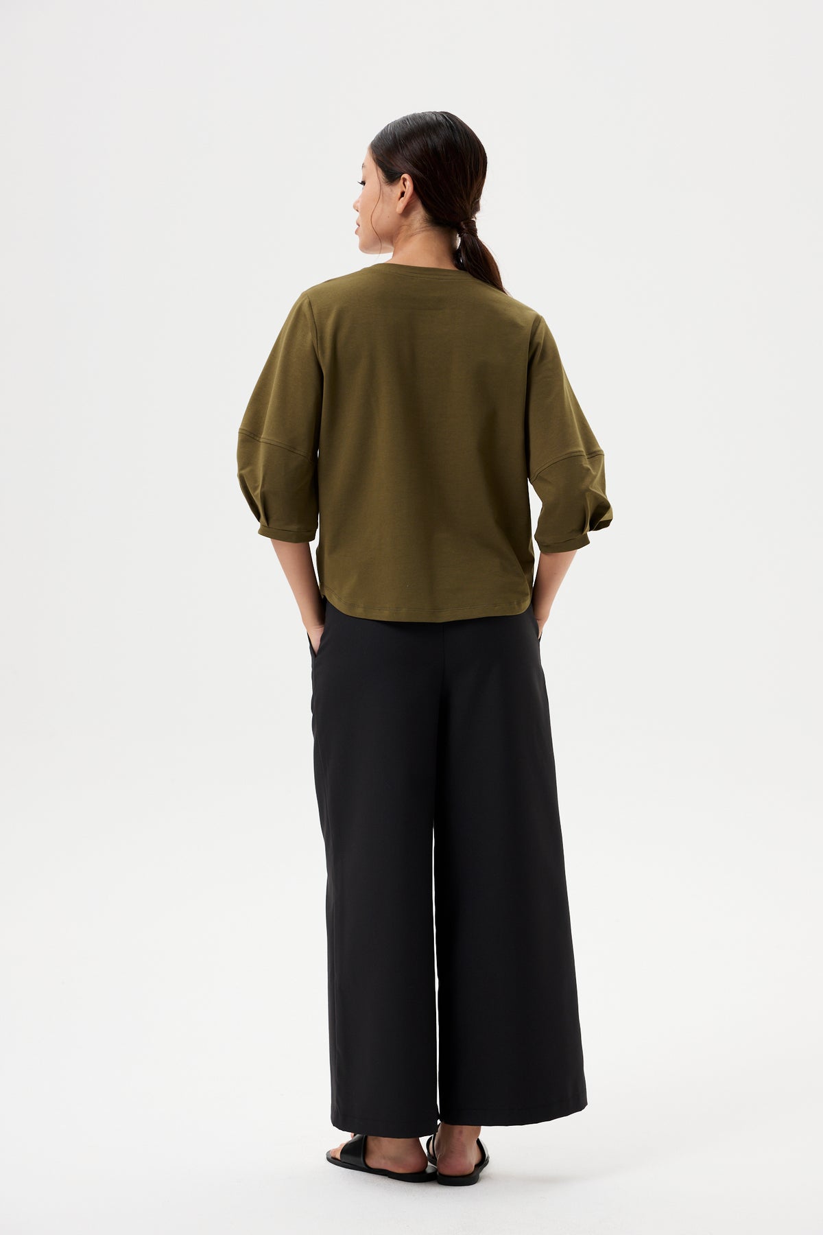 Panelled Puffy Blouse