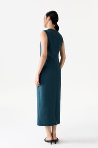 Sleeveless Jersey Midi Dress