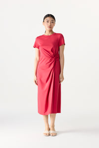 Twist Knot Jersey Dress
