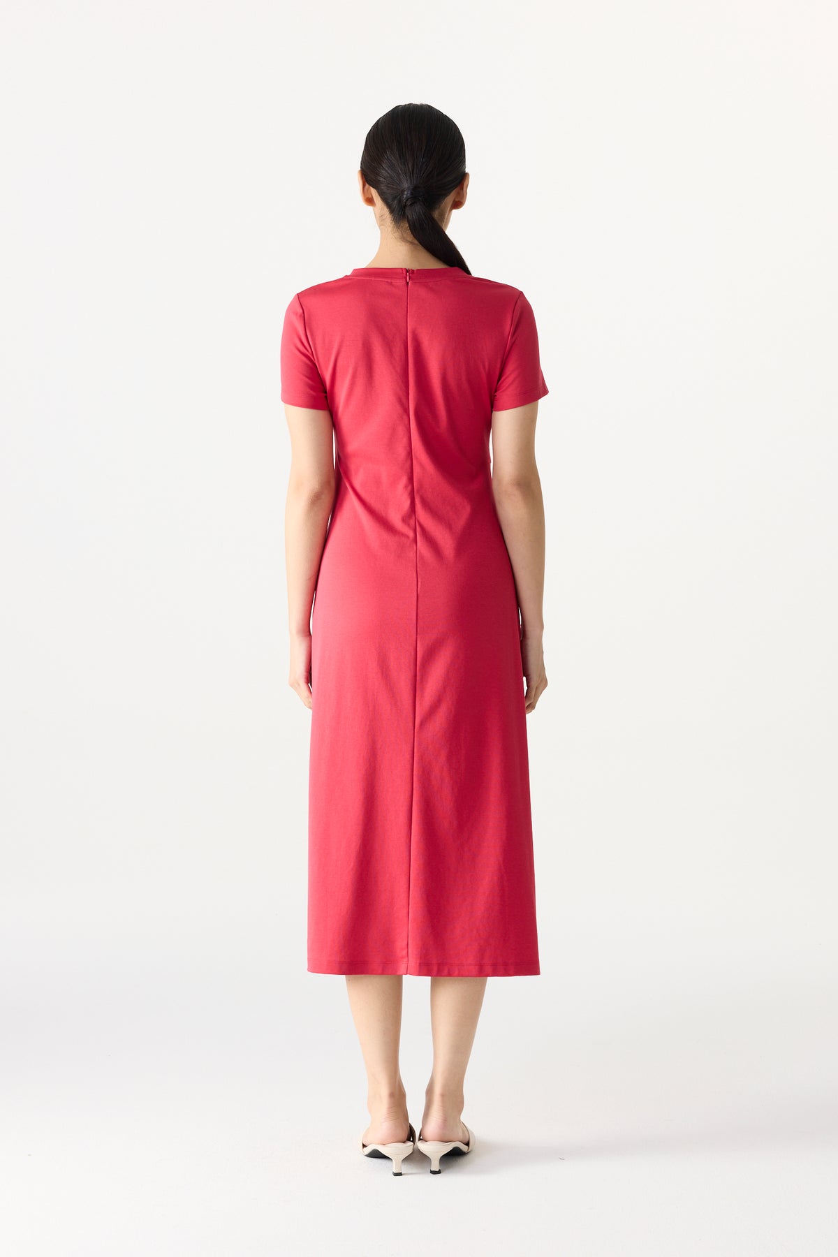 Twist Knot Jersey Dress