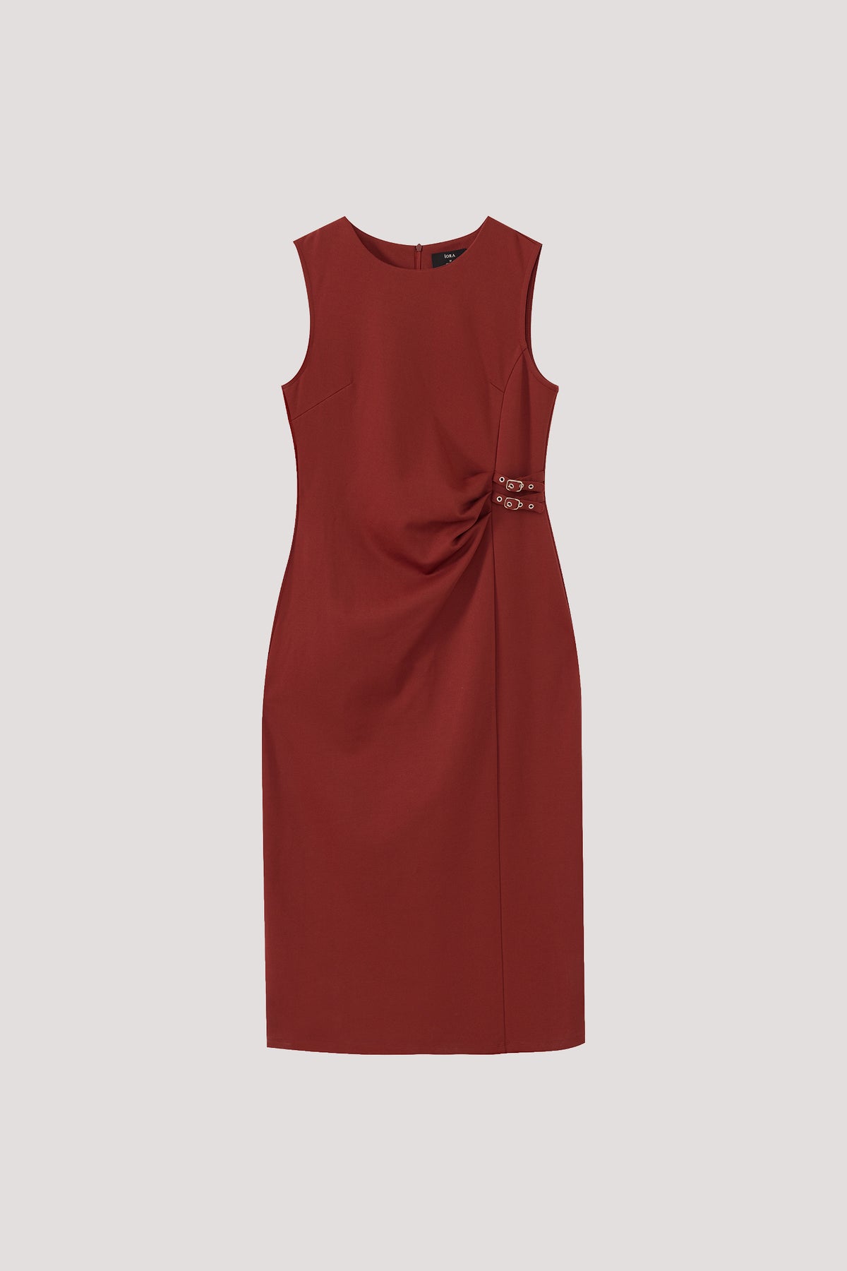 Sleeveless Buckle Straps Dress