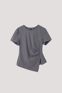 Asymmetrical Gathered Top