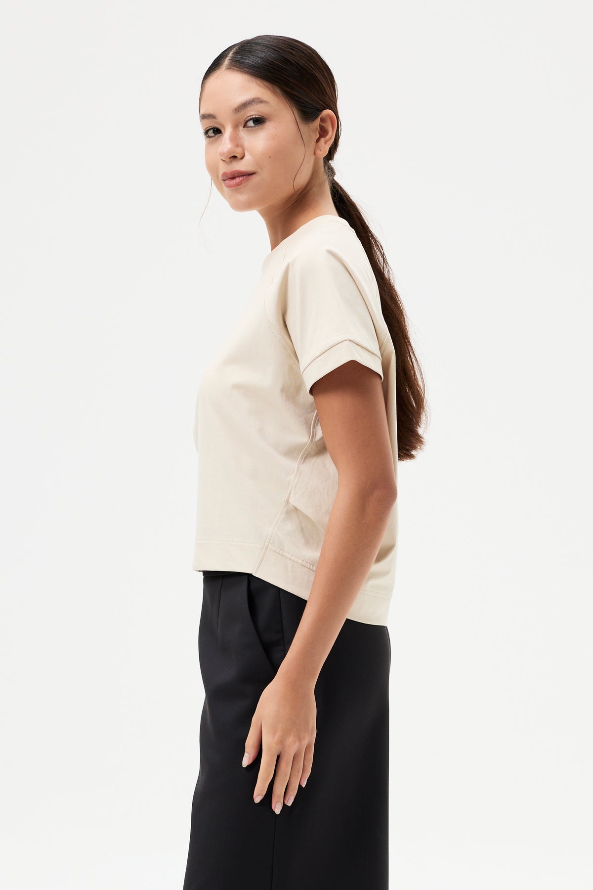 Raglan Short Sleeve Jersey Top
