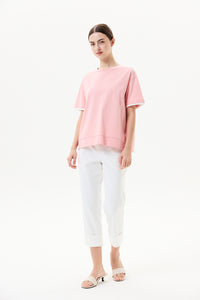 Contrast Sleeve Top
