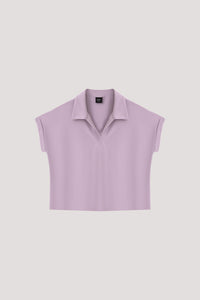 Collared Folded Cuffs Tee
