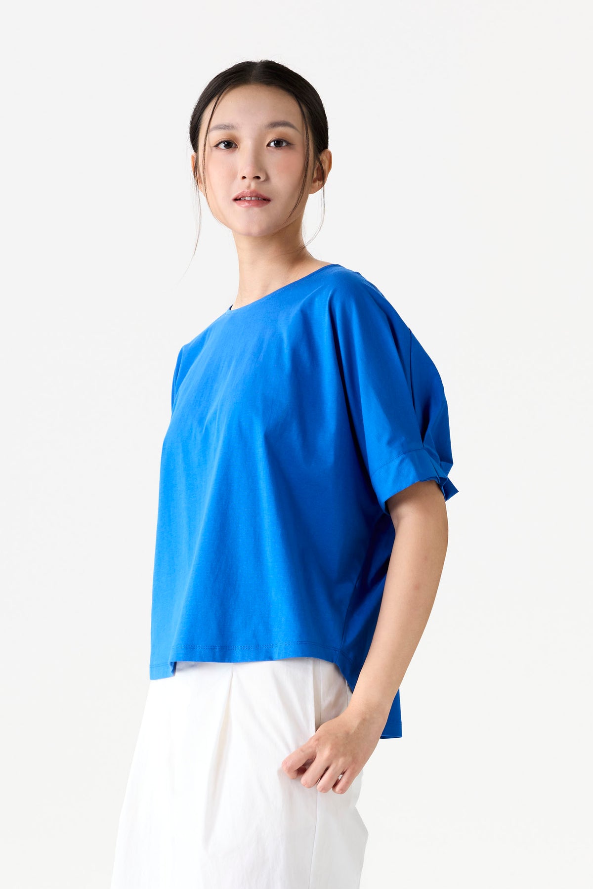 Relaxed Dolman Sleeve Blouse
