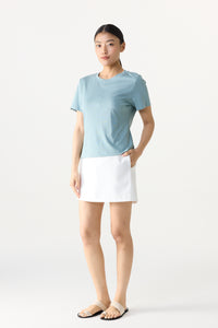 Paneled Round Neck Tee