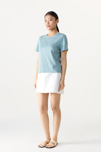 Paneled Round Neck Tee