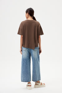 Asymmetrical Paneled Tee