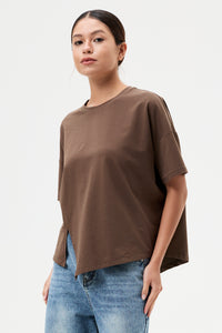 Asymmetrical Paneled Tee
