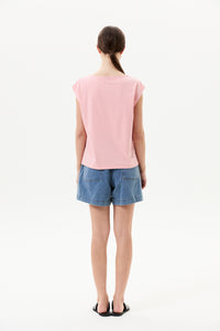 Boxy Sleeveless Jersey Top
