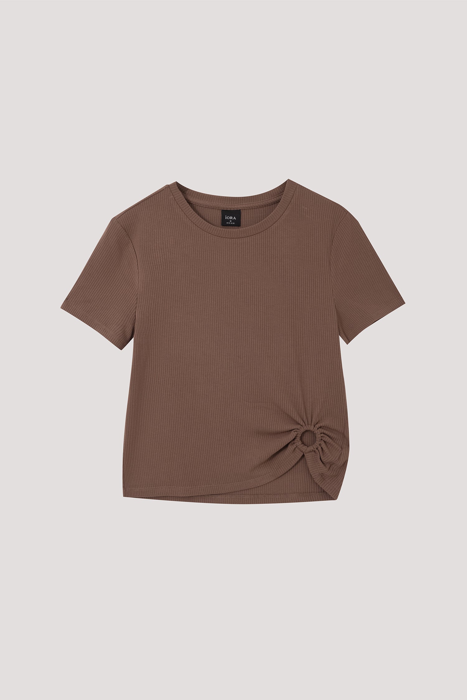 専用S Ribbed Cinched Tee – iORA