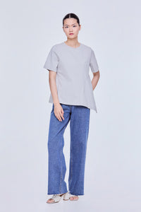 Asymmetrical Flounce Tee