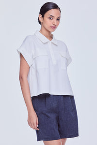 Button-Placket Magyar Top
