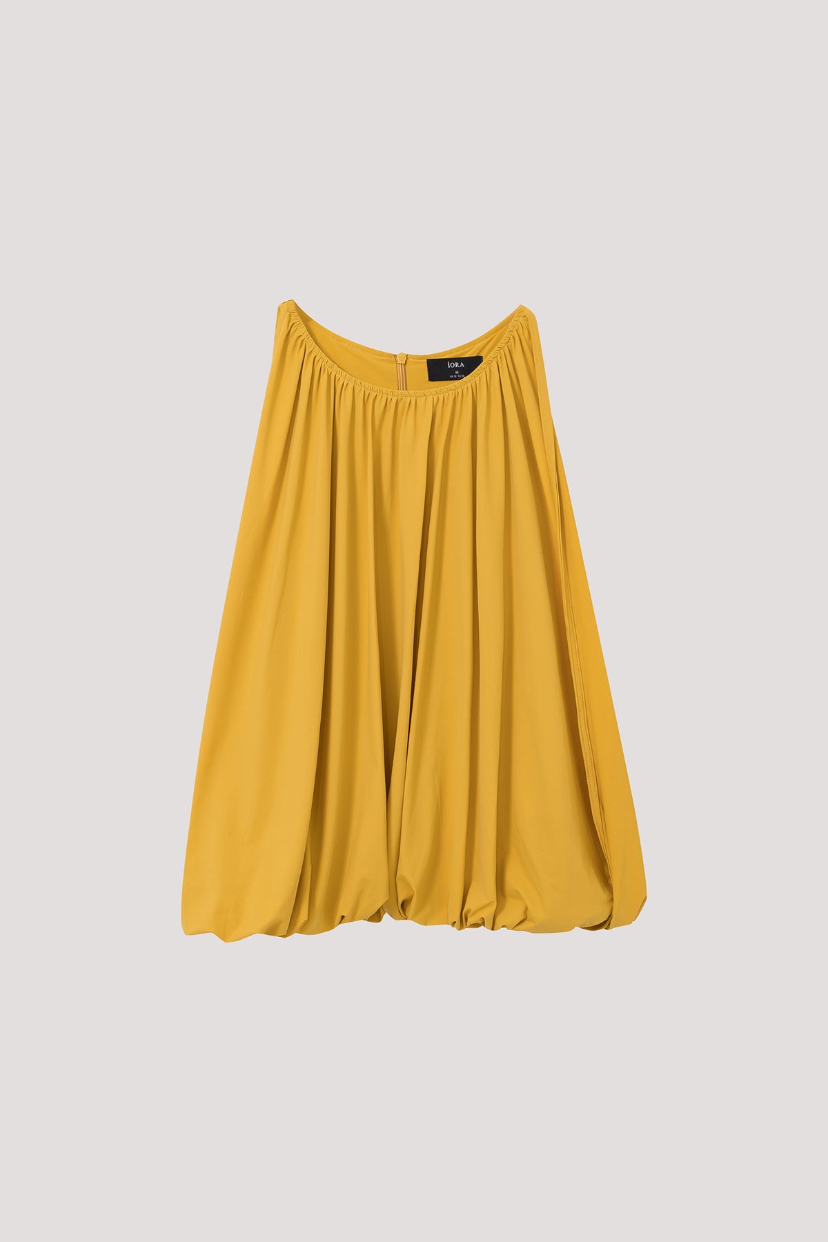 Sleeveless Gathering Bubble Top
