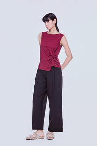 Front Knot Sleeveless Top