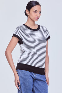 Waffle Stripe Magyar Top