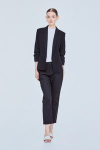 Scrunchy Sleeves Blazer