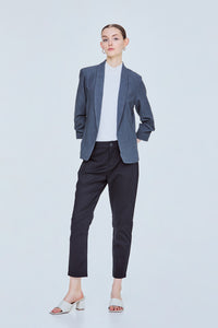 Scrunchy Sleeves Blazer