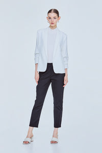 Scrunchy Sleeves Blazer