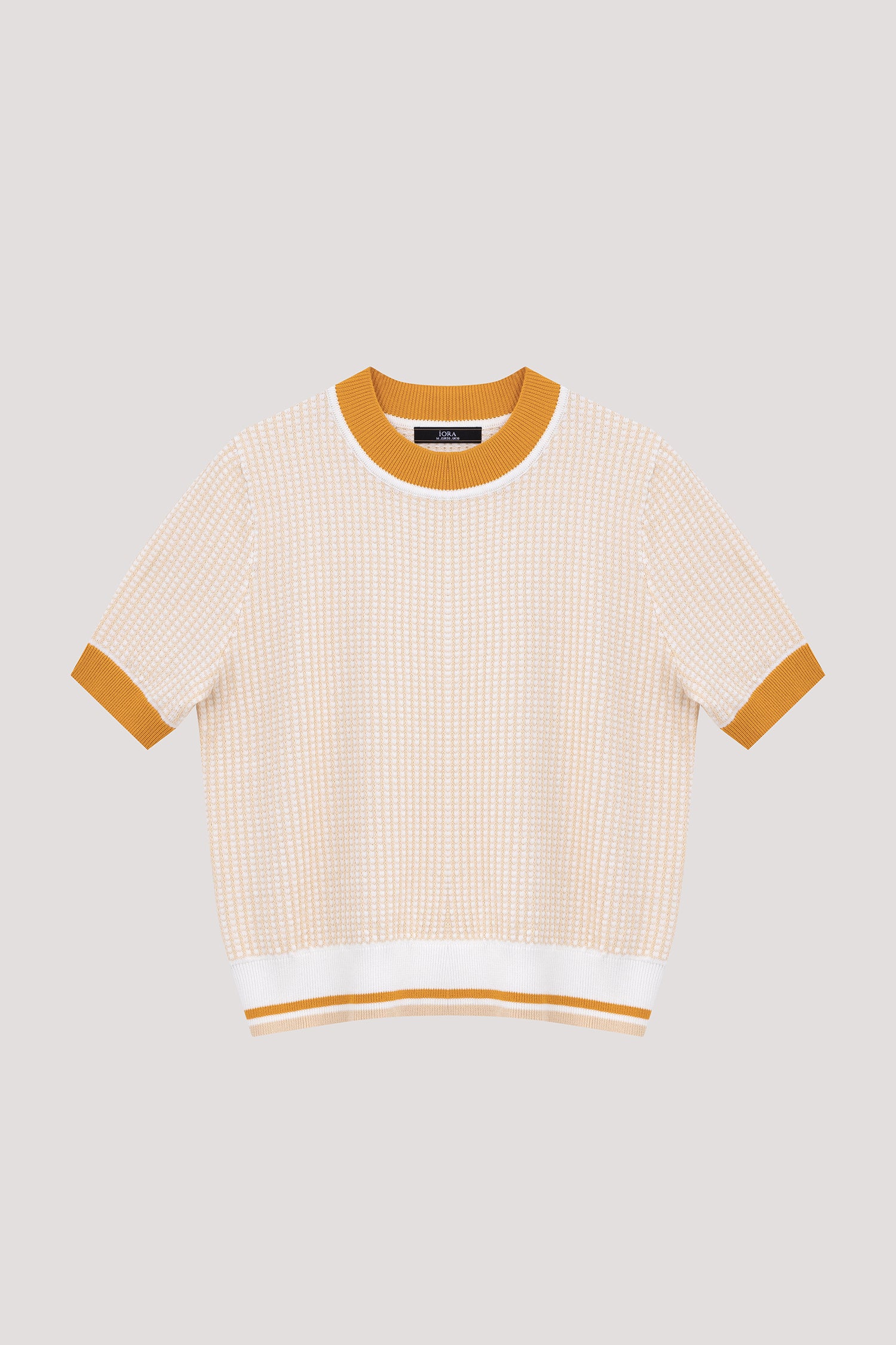 Basic Checked Knit Top