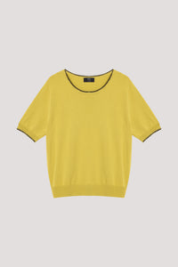 Blanket Stitch Detail Knit Top