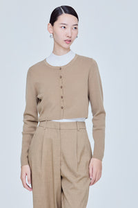 Basic Cropped Cardigan