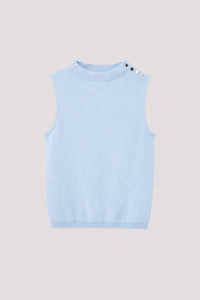 Shoulder Button Knit Top