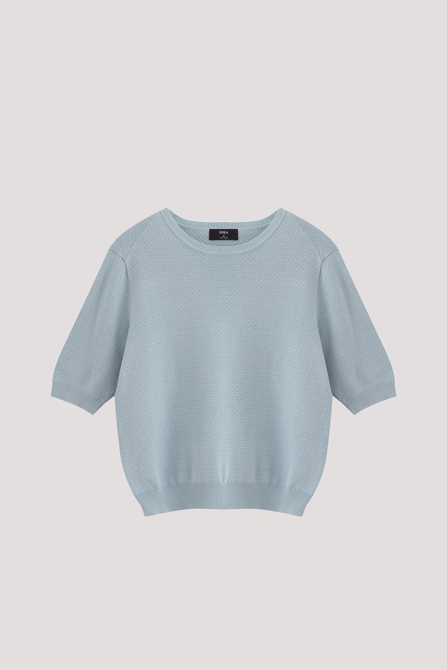 Basic Fitted Hem Knit Top