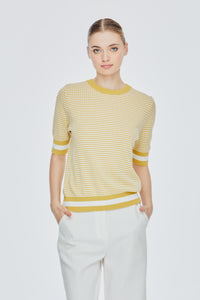 Pattern Knit Blouse