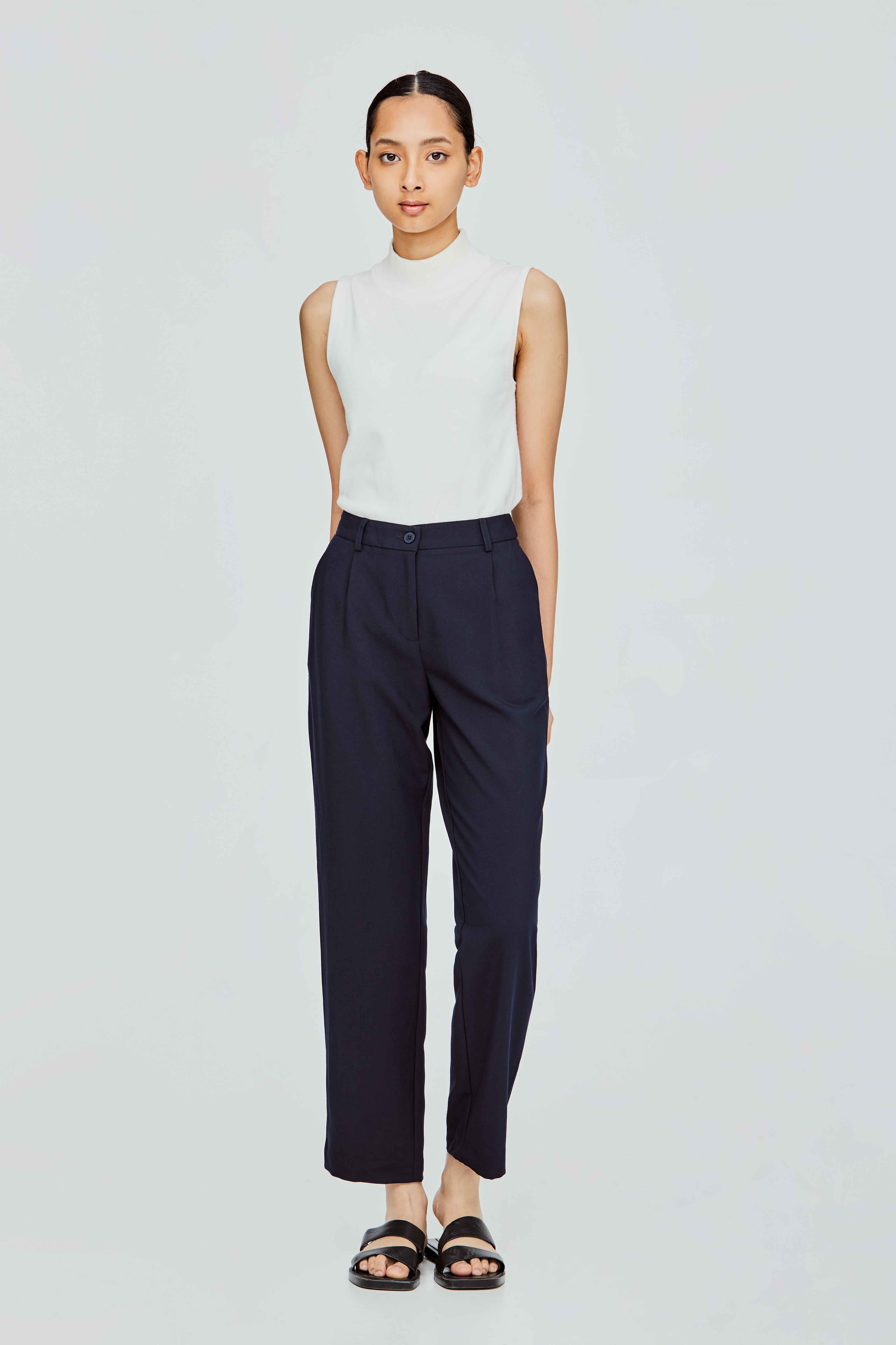 Tapered Ankle Length Pants