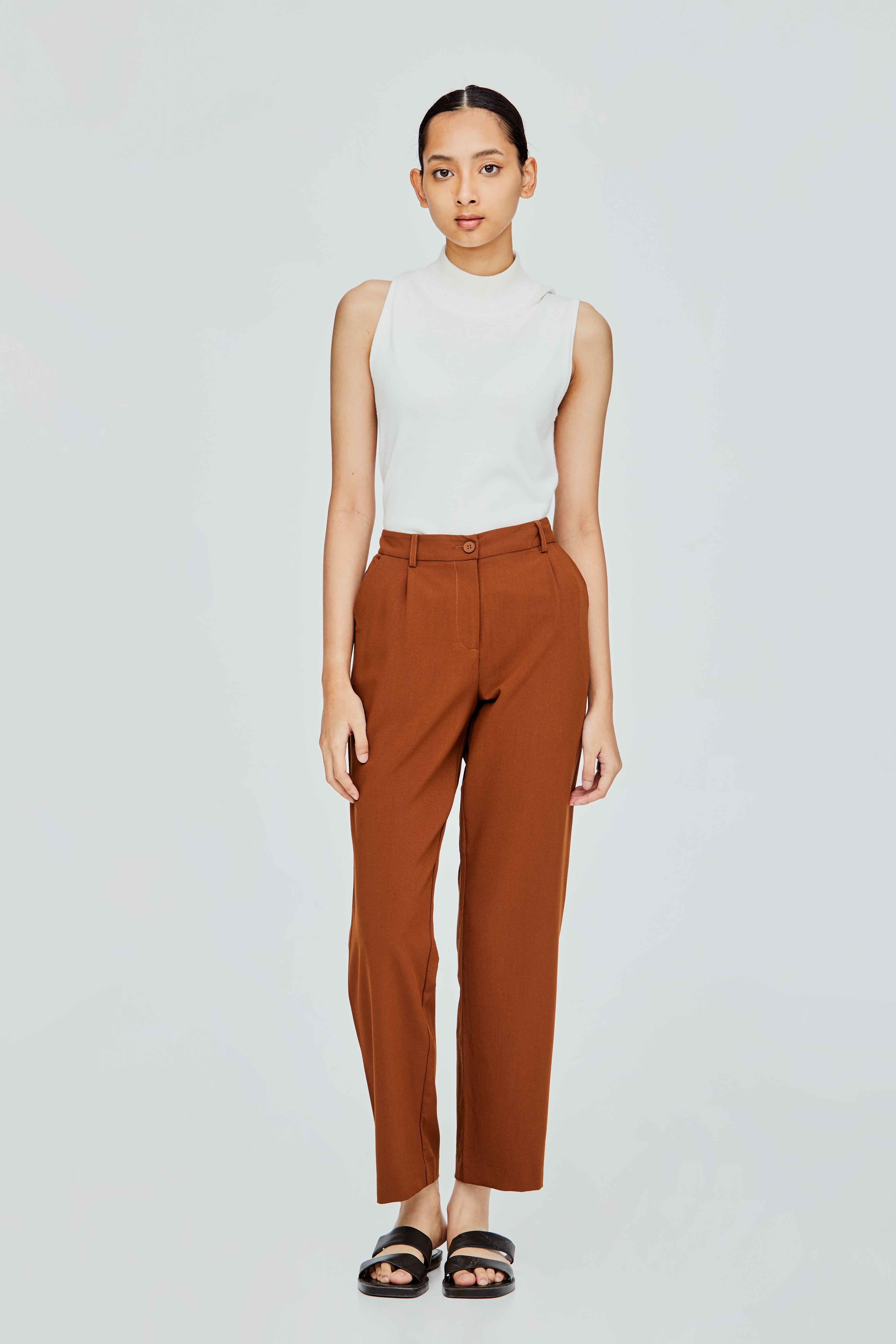 Tapered Ankle Length Pants