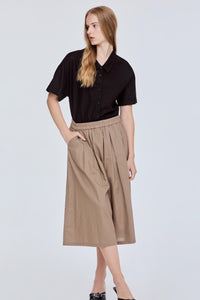 Elasticated Wide Leg Pants