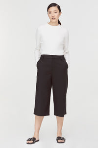 Side Inserted Pockets Short Culottes