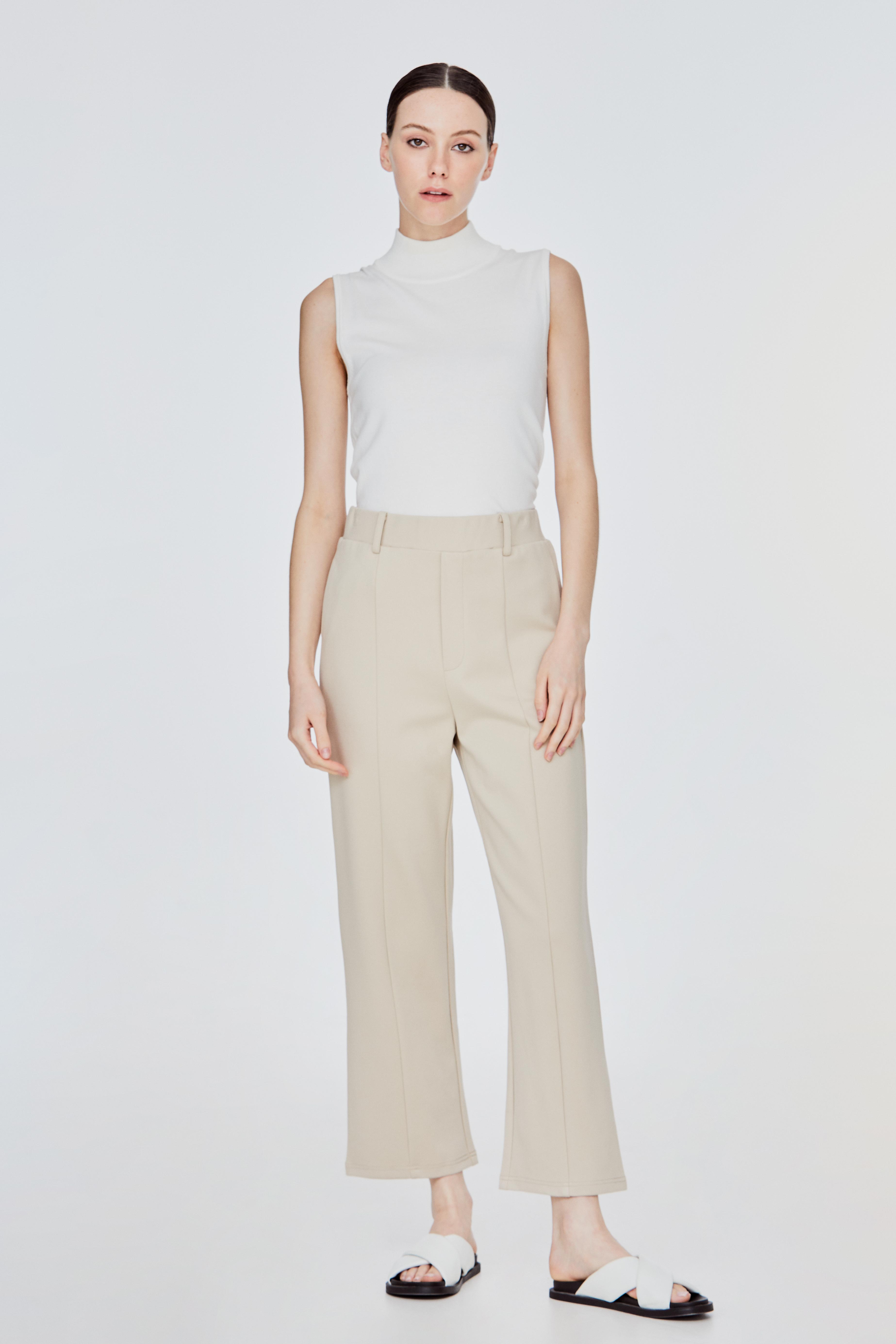 Pintuck Tailored Culottes