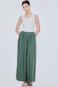 Flowy Elasticised Wide Leg Pants