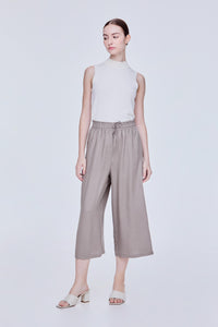 Ruffled Wide Leg Trousers