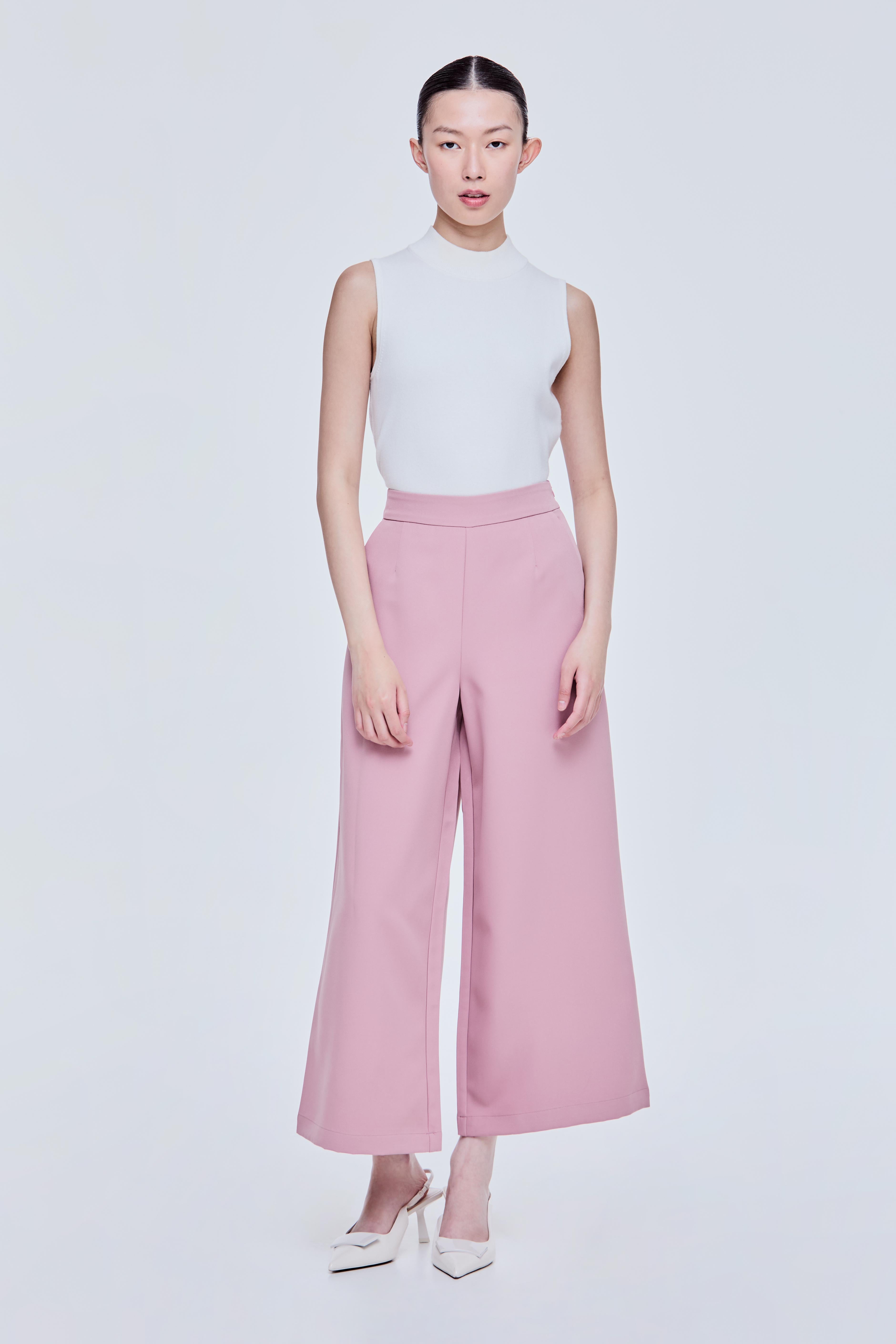Basic Wide Leg Trousers