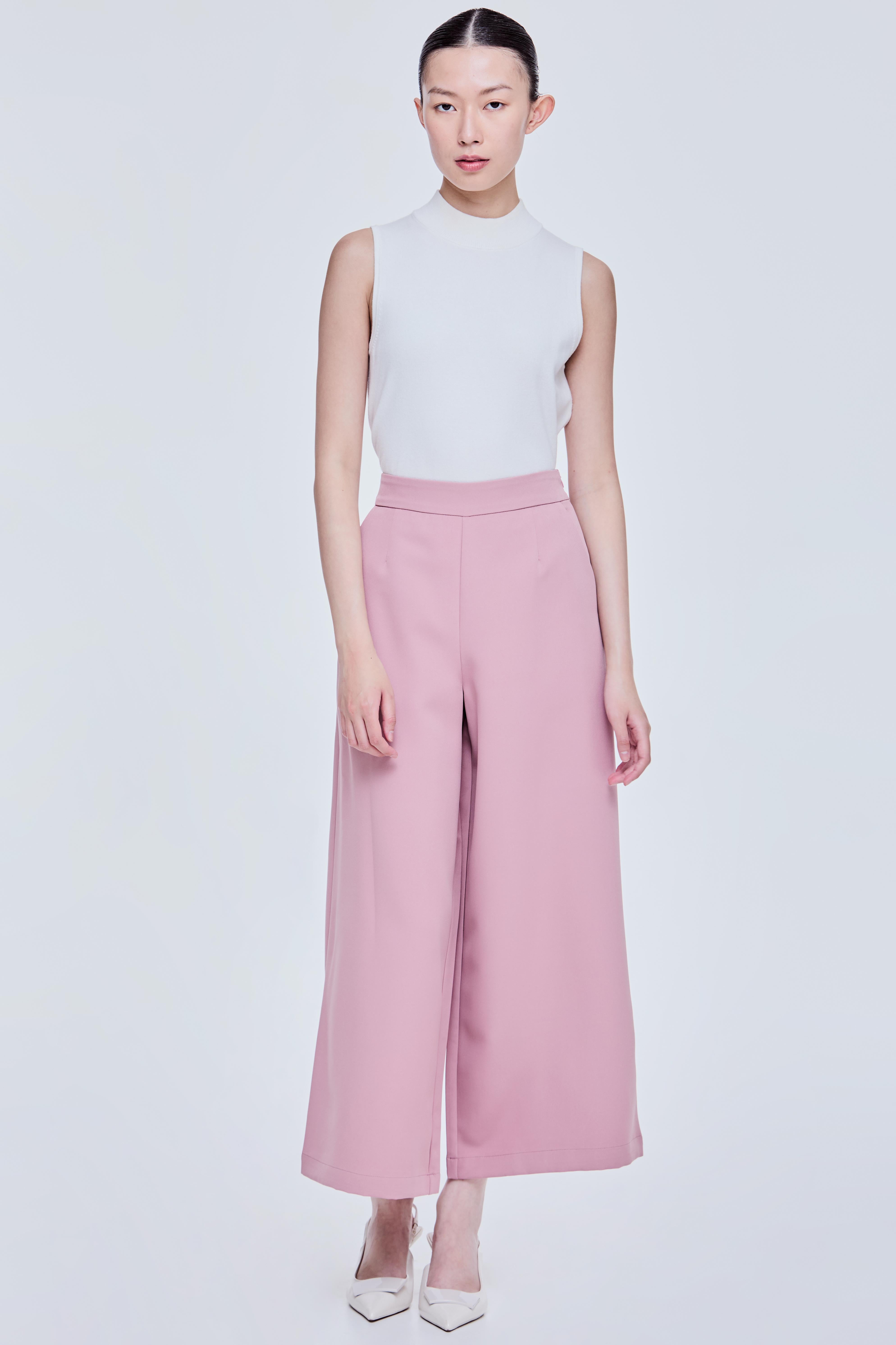 Basic Wide Leg Trousers