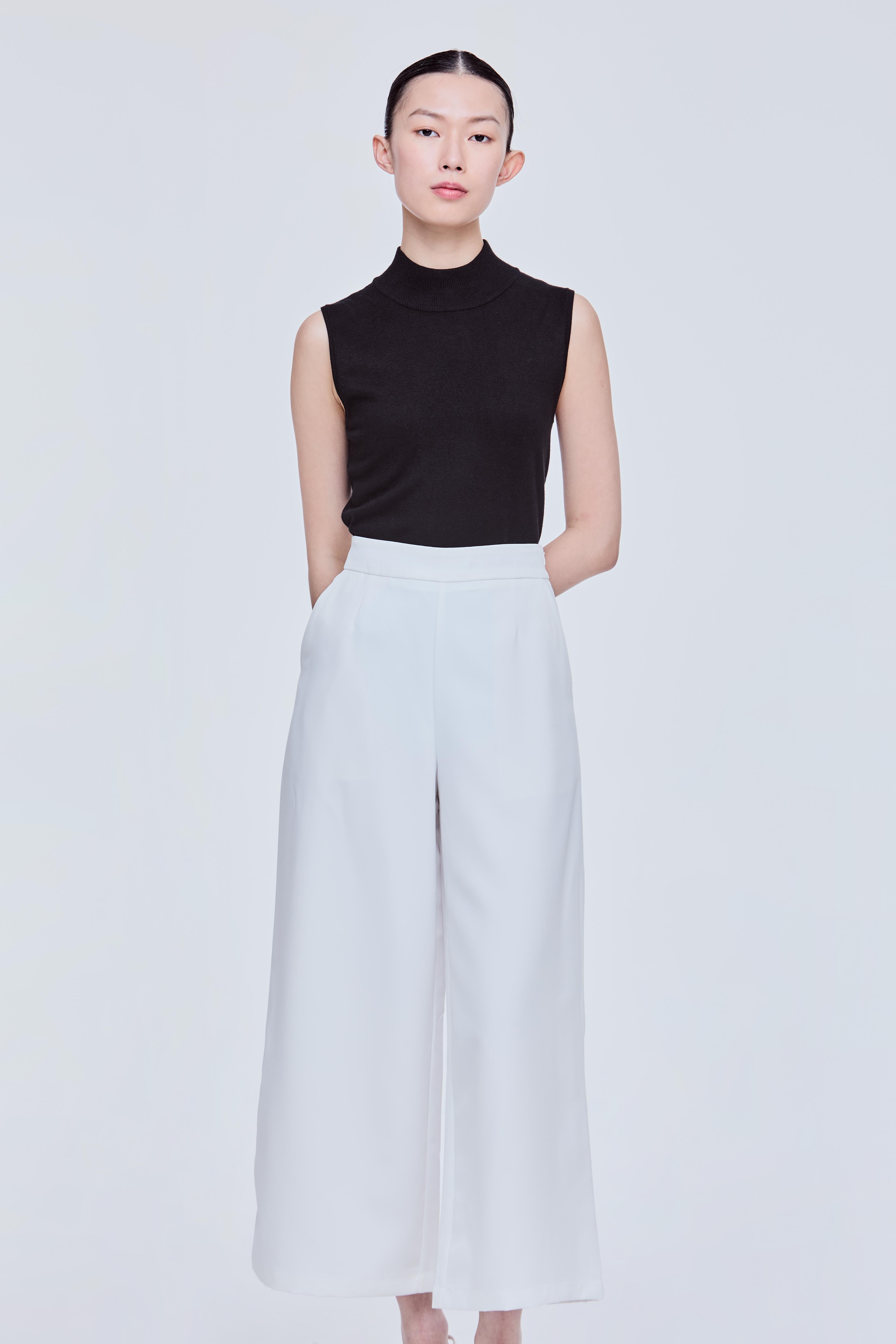 Basic Wide Leg Trousers