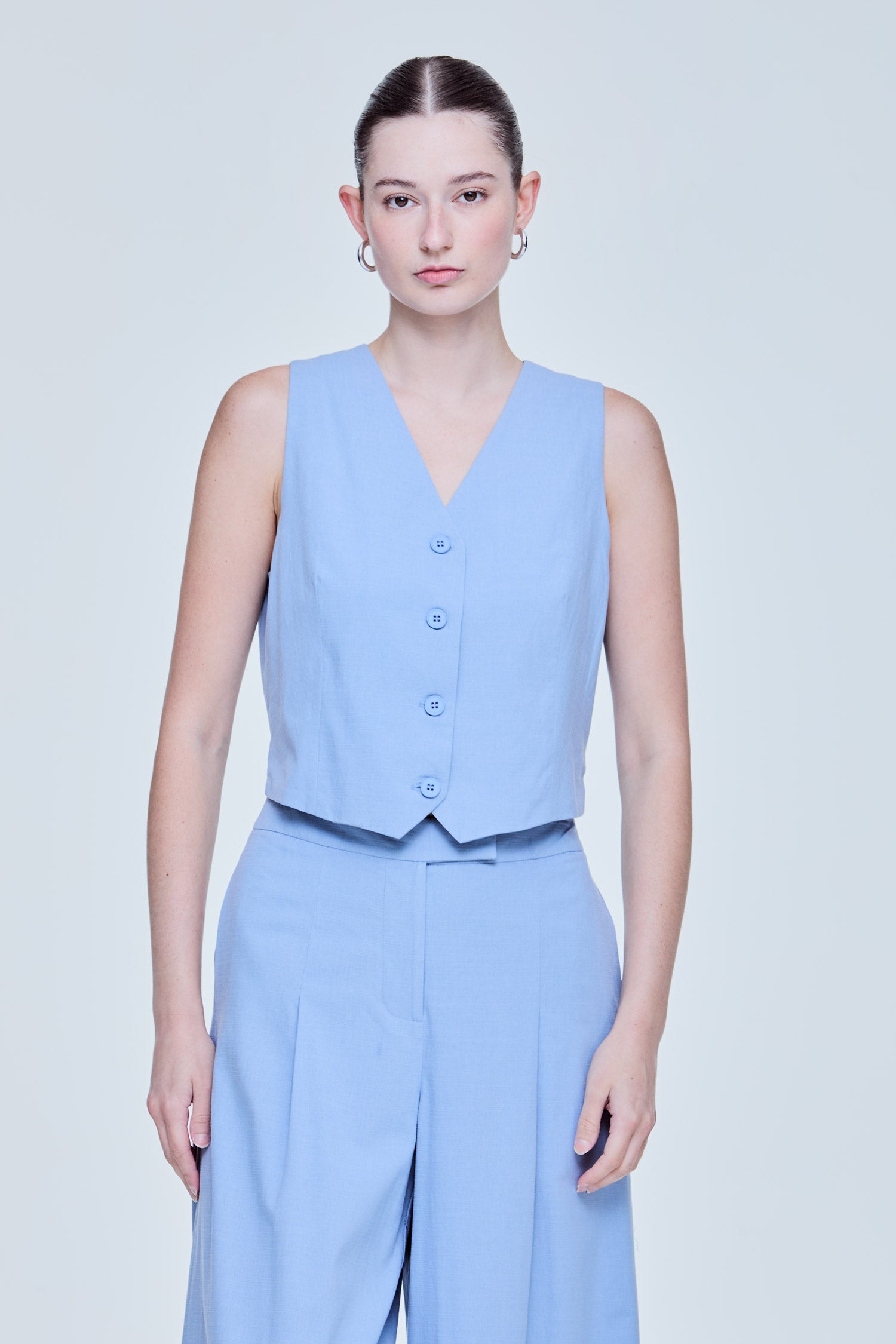 Basic V-Neck Vest – iORA