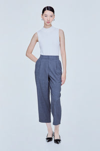 Mid-Waisted Tapered Pants