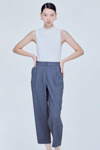 Mid-Waisted Tapered Pants