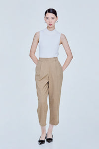 Mid-Waisted Tapered Pants