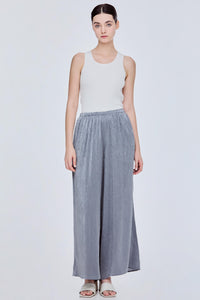 Shimmery Elasticised Wide Leg Pants