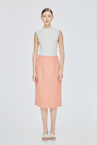 Straight Cut Lace Skirt